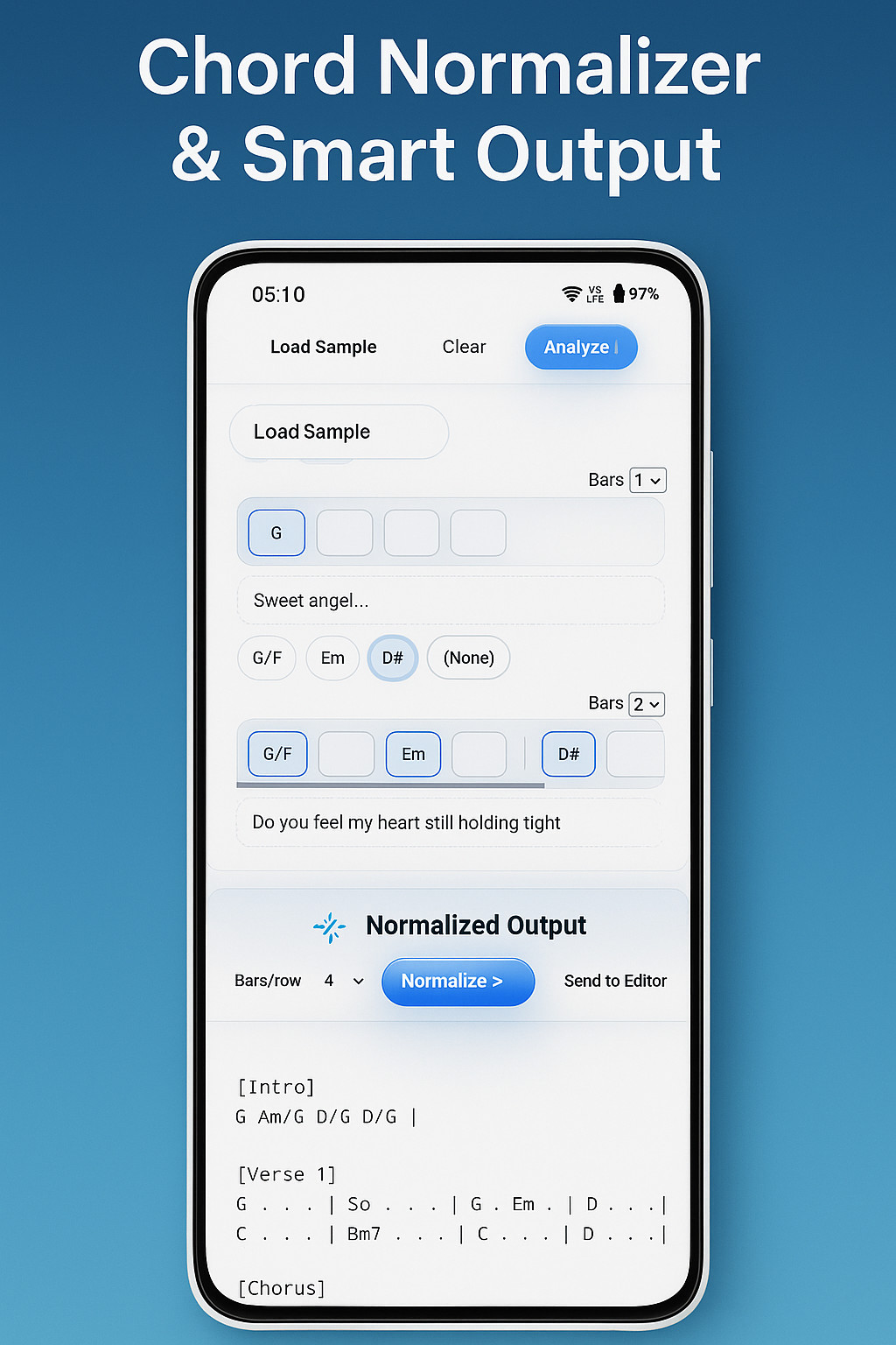 Normalize Form - Output & Send to Editor